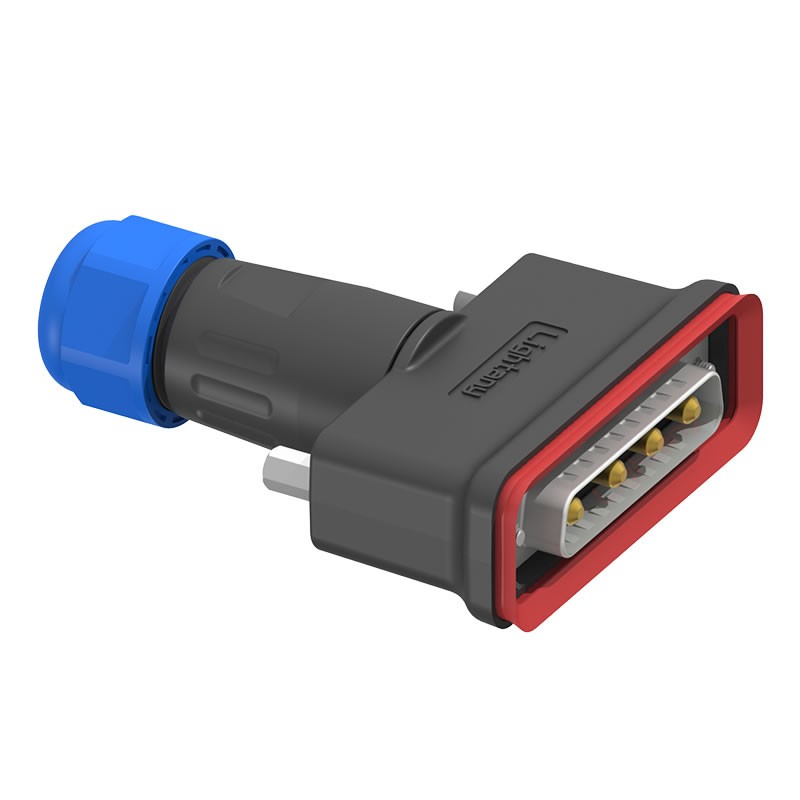4W4公頭焊線(xiàn)+防水接頭/線(xiàn)徑5~11mm/大電流40A