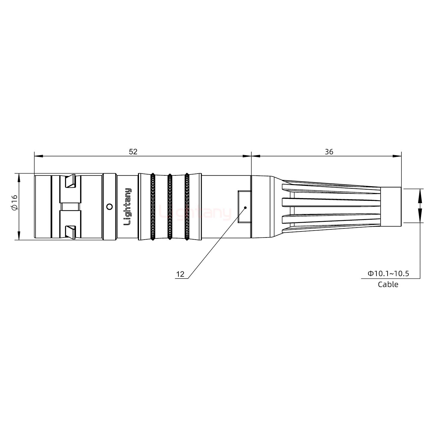 FGG.2K.018.CLAK11Z推拉自鎖帶護套直式插頭